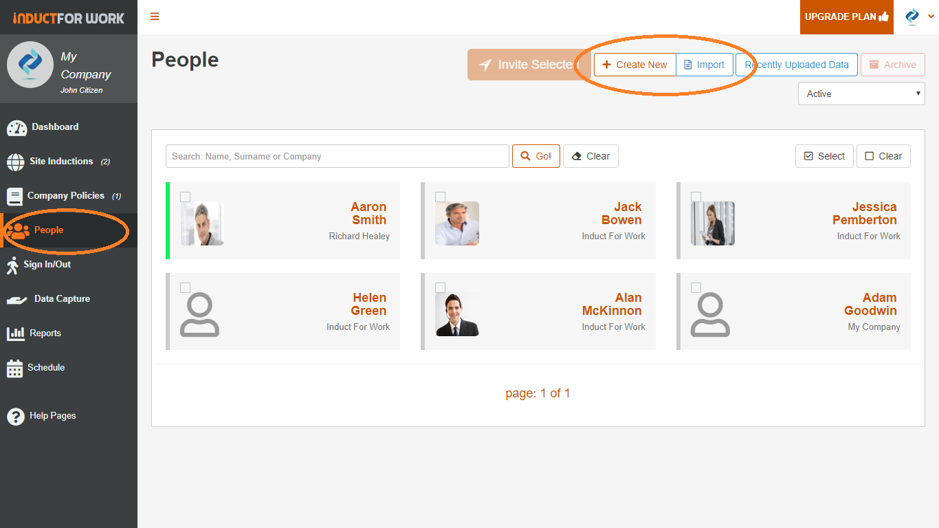 How to start creating users