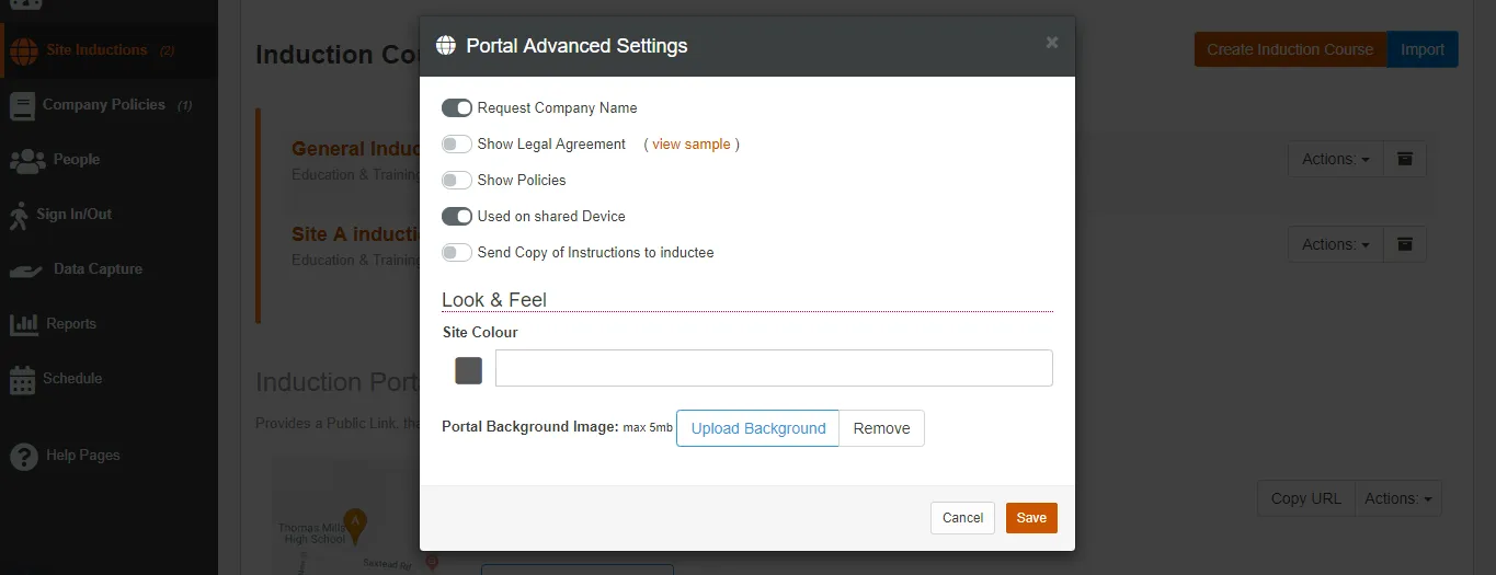 online induction portal what is it?