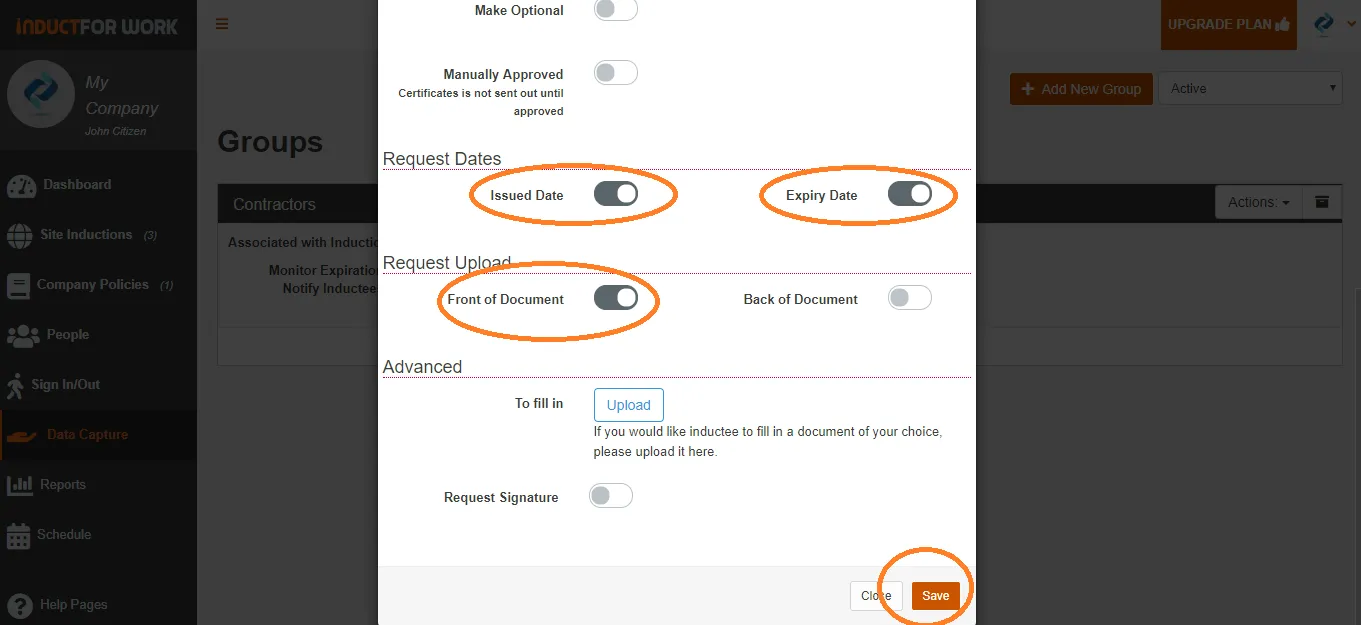 online inductions uk