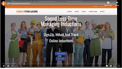Online Induction Training LMS e-learning help video