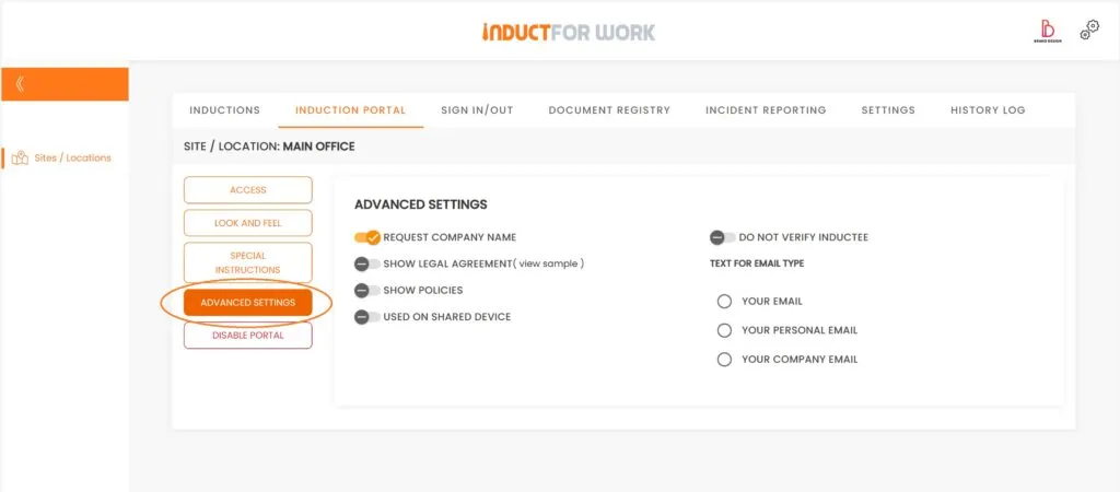 induction training UK