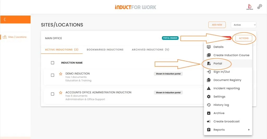 induction training UK