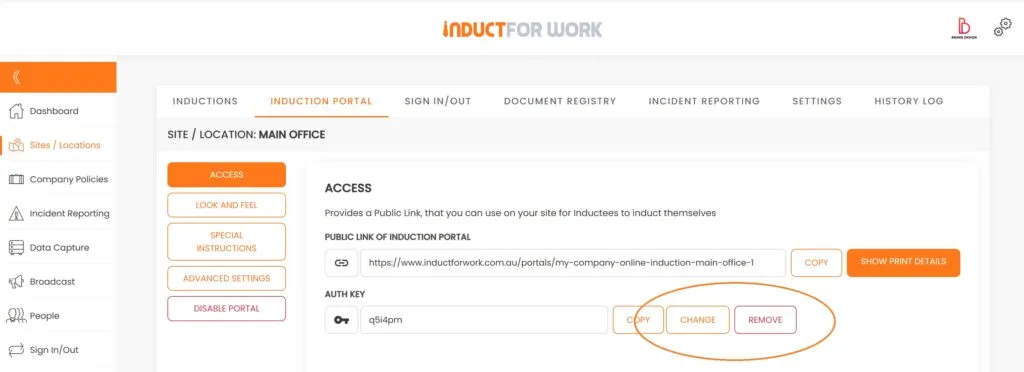 induction training UK
