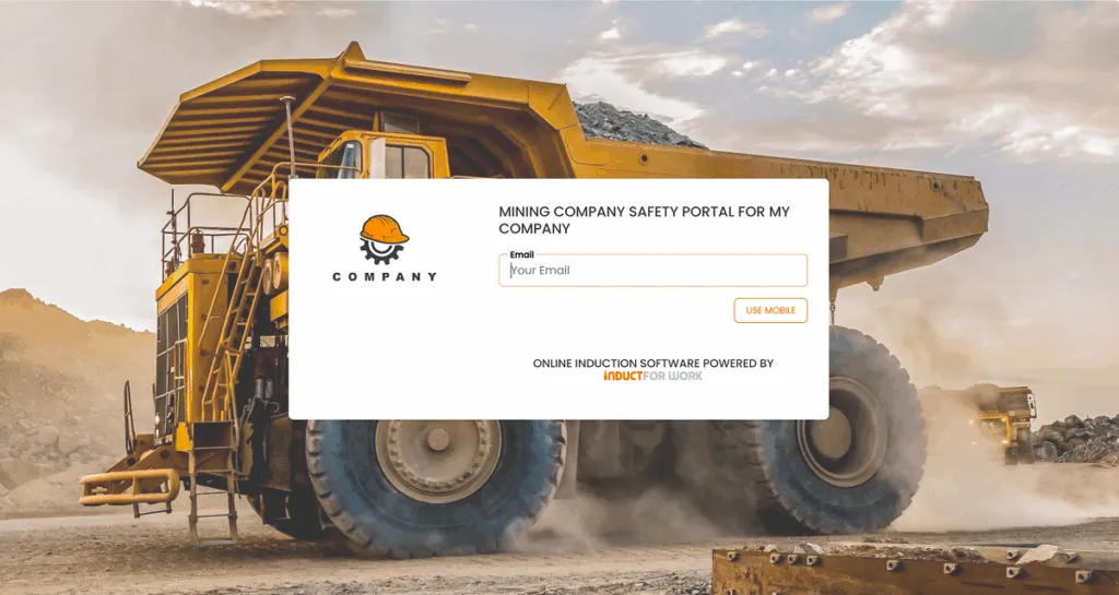 Induction Training Software for Mining industry